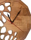AHŞAP 35cm kişiye özel hediyelik veya yazısız duvar saati