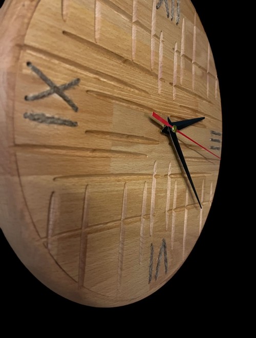 Ahşap Roma Rakamlı Duvar Saati