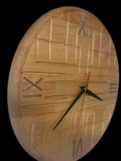 Ahşap Roma Rakamlı Duvar Saati