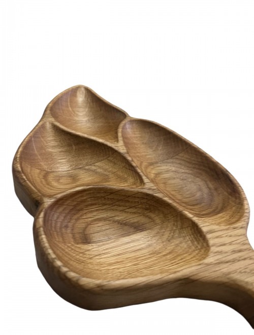 Meşe ağacından çerezlik, sunumluk,şekerlik,ikramlık