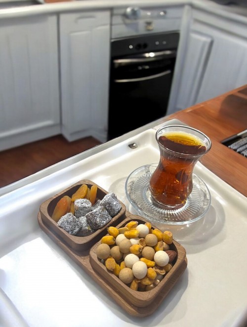 El Yapımı Ahşap Sunum Kasesi – Çerez, Peynir, Zeytin ve Reçel İçin Şık ve Fonksiyonel Tasarım