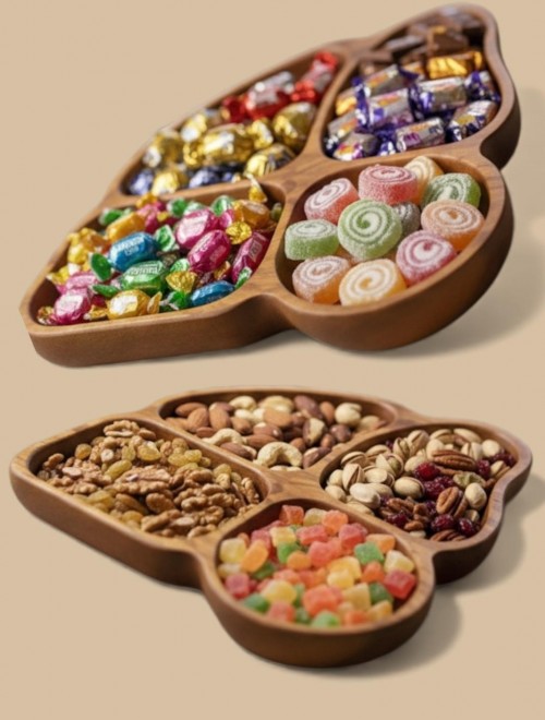 dört Bölmeli Doğal Masif Ahşap Sunumluk | Organik Yağlı El Yapımı Çerezlik – Aydahşap Özel Üretim dört Bölmeli Doğal Masif Ahşap Sunumluk | Organik Yağlı El Yapımı Çerezlik – Aydahşap Özel Üretim