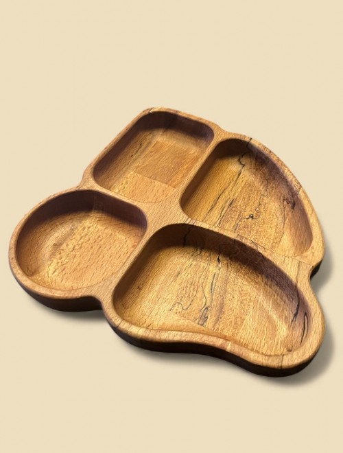 dört Bölmeli Doğal Masif Ahşap Sunumluk | Organik Yağlı El Yapımı Çerezlik – Aydahşap Özel Üretim dört Bölmeli Doğal Masif Ahşap Sunumluk | Organik Yağlı El Yapımı Çerezlik – Aydahşap Özel Üretim