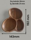 Doğal Ahşap 3 Bölmeli minimal Çerezlik – Kayın Masif Kuruyemişlik, Kahvaltılık ve Atıştırmalık Sunum Tabağı Doğal Ahşap 3 Bölmeli minimal Çerezlik – Kayın Masif Kuruyemişlik, Kahvaltılık ve Atıştırmalık Sunum Tabağı