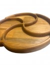 Doğal Kayın Ahşap 4 Bölmeli Sunumluk Tabak – 23,5 cm Çap | Çerezlik & Kahvaltılık Servis Tabağı Doğal Kayın Ahşap 4 Bölmeli Sunumluk Tabak – 23,5 cm Çap | Çerezlik & Kahvaltılık Servis Tabağı