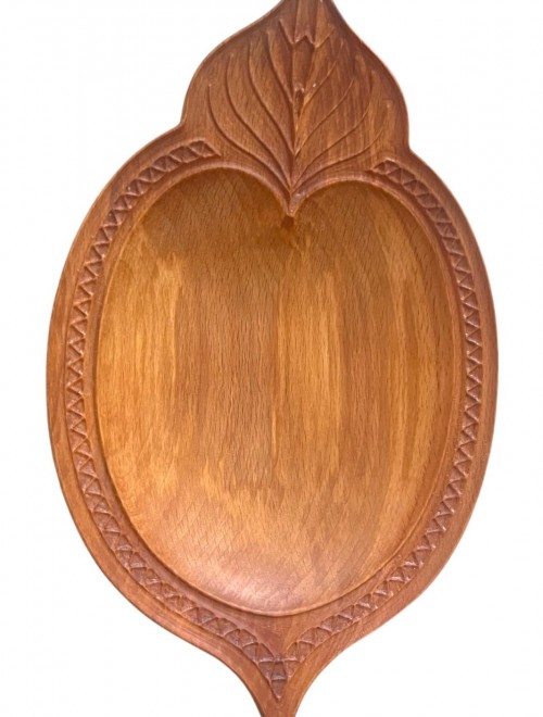 Doğal Ahşap Yaprak Desenli Servis ve Sunum Tabağı – El Yapımı, Çok Amaçlı Doğal Ahşap Yaprak Desenli Servis ve Sunum Tabağı – El Yapımı, Çok Amaçlı