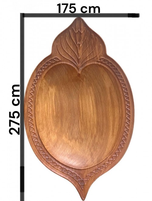 Doğal Ahşap Yaprak Desenli Servis ve Sunum Tabağı – El Yapımı, Çok Amaçlı Doğal Ahşap Yaprak Desenli Servis ve Sunum Tabağı – El Yapımı, Çok Amaçlı