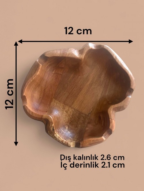 Doğal Kayın Masif Ahşap Kül Tablası – El Yapımı, Organik Yağlı, 12x12 cm Doğal Kayın Masif Ahşap Kül Tablası – El Yapımı, Organik Yağlı, 12x12 cm